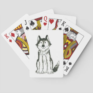 Husky Dog-speelkaarten Pokerkaarten