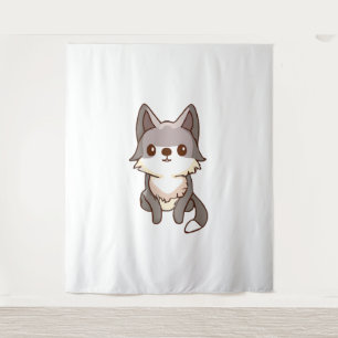 Husky Dog Wolfhound Wandkleed