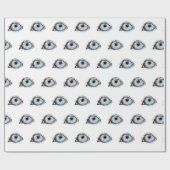 Husky Eye Pattern Cadeaupapier (Vlak)