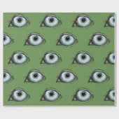 Husky Eye Pattern Cadeaupapier (Vlak)