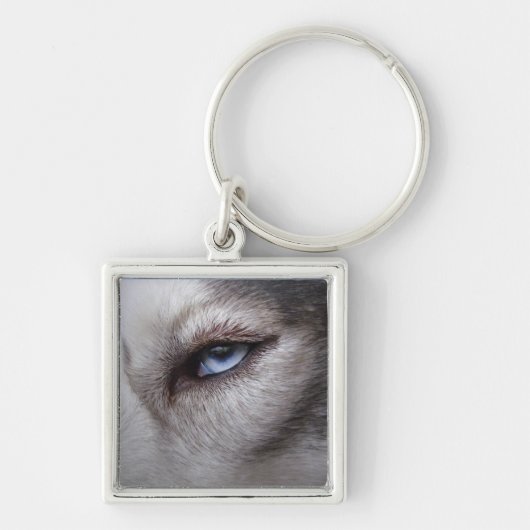 Husky Eye Sleutelhanger Siberian Husky Malamute Gi (Voorkant)