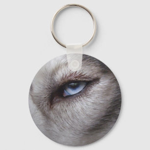 Husky Eye Sleutelhanger Siberian Husky Malamute Gi