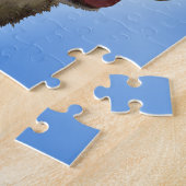 Husky Eyes Puzzle Personalized Sled Dog Puzzles Legpuzzel (Zijkant)