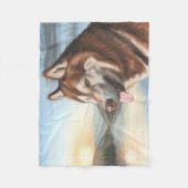 Husky Fleece Blanket Deken (Voorkant)