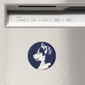 Husky Fridge Magnet Alaskan Sled Dog Magnet / Gift Magneet (Insitu (Vaatwasser))