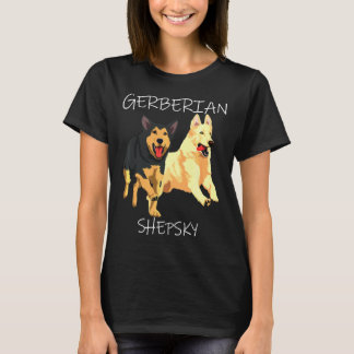 Husky German Shepherd T-shirt