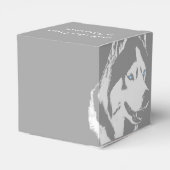 Husky Gift Box Personaliseren Husky Malamute Gift Bedankdoosjes (Achterkant)