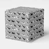 Husky Gift Box Personaliseren Husky Sled Dog Team Bedankdoosjes (Voorkant Zijde)