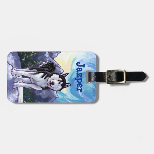Husky Gifts & Accessoires Bagagelabel (Voorkant horizontaal)