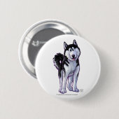 Husky Gifts & Accessoires Ronde Button 5,7 Cm (Voorkant /achterkant)