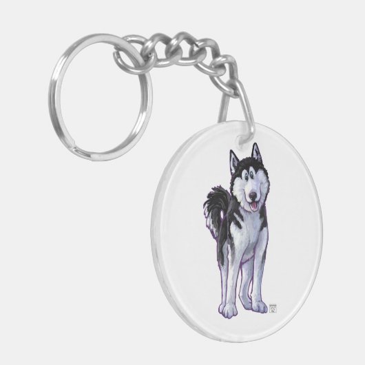 Husky Gifts & Accessoires Sleutelhanger (Voorkant Links)