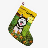 Husky Grote Kerstsok (Voorkant (Hangend))