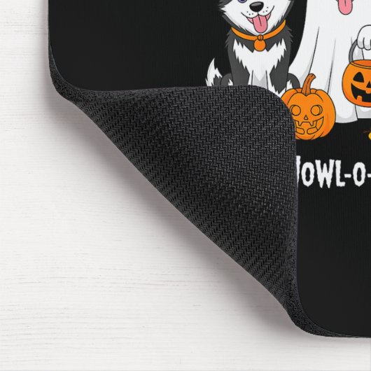 Husky Halloween Howl O Ween Squad  Muismat (Hoek)