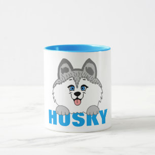 Husky-hond 11 oz Combo-mok Mok