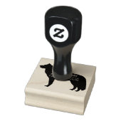 Husky hond adresstempel 	rubberstempel (Stempel)
