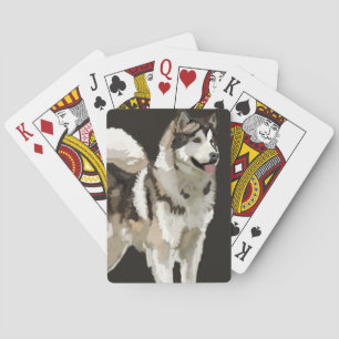 Husky Hond Classic Speelkaarten