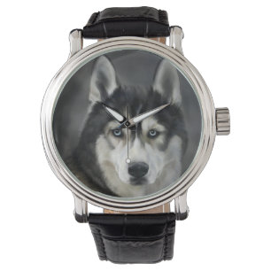 Husky Hond Grote Hond Dier Huisdier Horloge