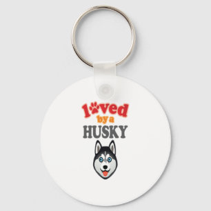 Husky Hondenliefhebber Sleutelhanger