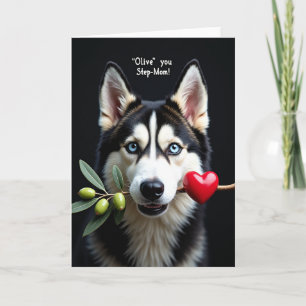 Husky houdt van jou stiefmoeder kaart