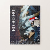 Husky Humbug kerst Legpuzzel (Verticaal)