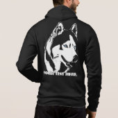 Husky Jacket Mannen Sled Dog Specialized Jacket Hoodie (Achterkant)