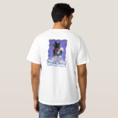 Husky Kerstmis T-shirt (Achterkant volledig)