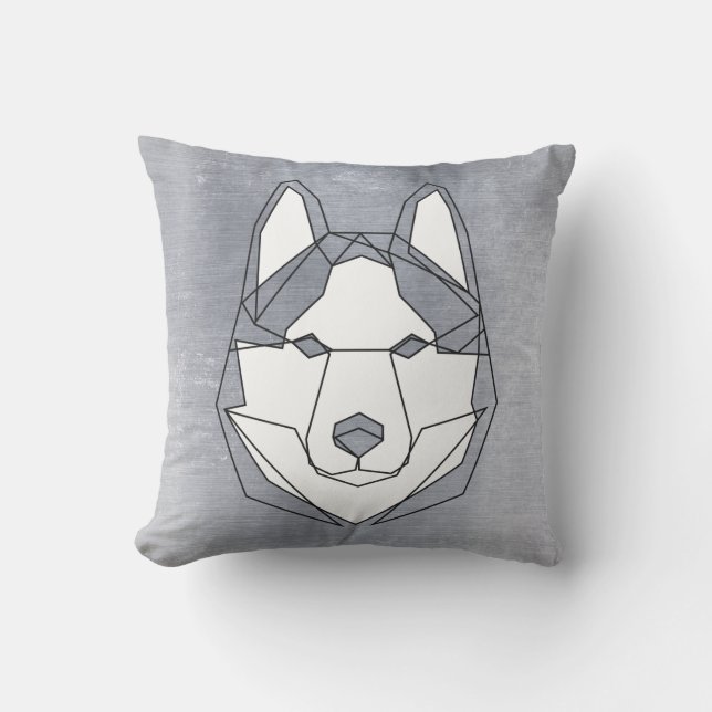Husky Lines Pillow Kussen (Voorkant)