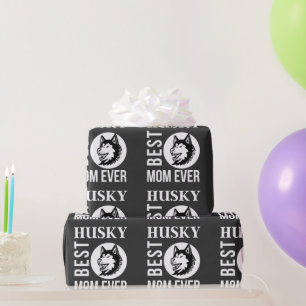 Husky Mam, Dog Mam, Husky Gift Cadeaupapier