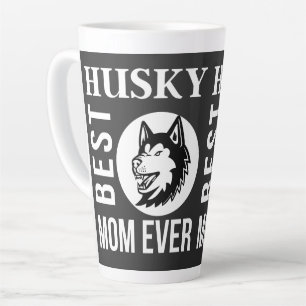 Husky Mam, Dog Mam, Husky Gift Latte Mok