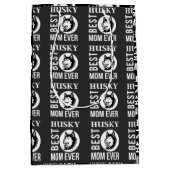 Husky Mam, Dog Mam, Husky Gift Medium Cadeauzakje (Voorkant)