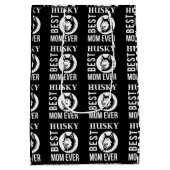 Husky Mam, Dog Mam, Husky Gift Medium Cadeauzakje (Achterkant)