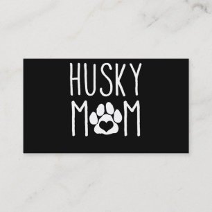 Husky mama cadeau voor Hondenliefhebber Lovely Visitekaartje