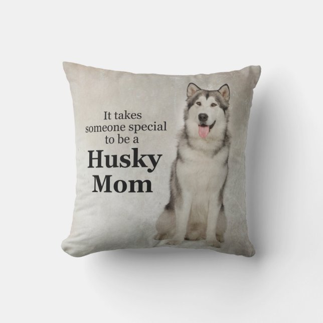 Husky mama Pillow Kussen (Voorkant)