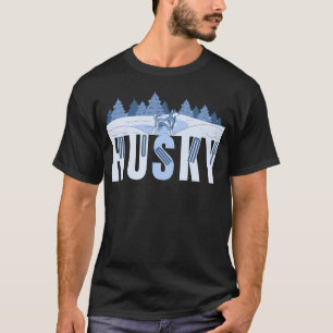 Husky Moeder Grappig Husky Mama Design T-shirt