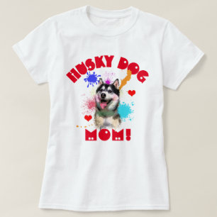 Husky Moeder Hondenliefhebber Beste Hond Moeder Oo T-shirt