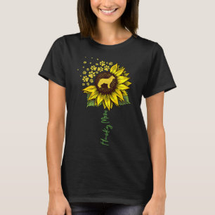 Husky Moeder Zonnebloem Siberische Husky Hond Mam T-shirt