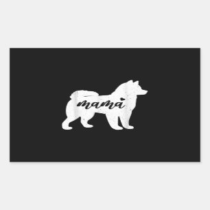Husky Moederdag Dog Paw Lover Gift Rechthoekige Sticker