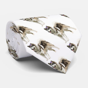 Husky, Mon meilleur ami Dessin Cravate