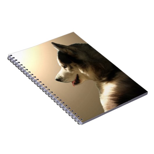 Husky Notitieboek Siberian Husky Pup Journal Book (Rechterzijde)