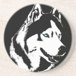 Husky Onderzetter Husky Malamute Sled Dog Onderzet