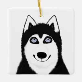Husky Ornament