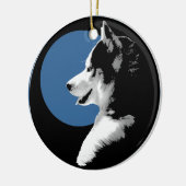 Husky Ornament Malamute Keepomwille Dog Gifts (Links)
