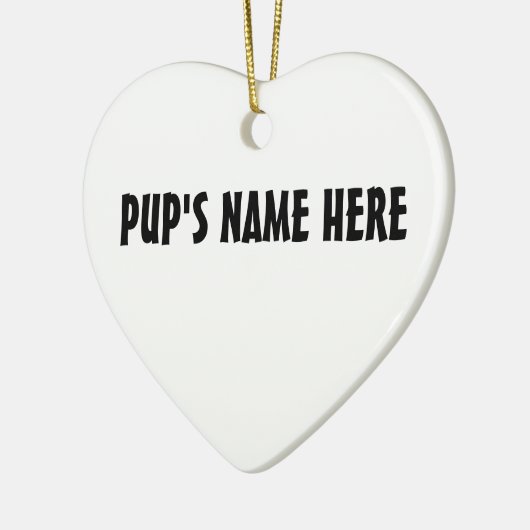 Husky Ornament Personalized Decoration (Links)