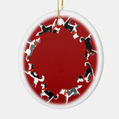 Husky Ornament Personalized Sled Dog Decoration (Links)