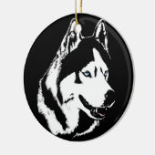 Husky Ornament Personalized Sled Dog Decoration (Links)