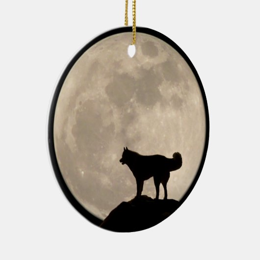 Husky Ornament Personalized Sled Dog Decoration (Rechts)