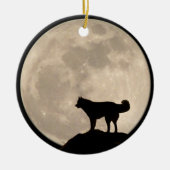 Husky Ornament Personalized Sled Dog Decoration (Voorkant)