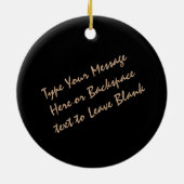 Husky Ornament Personalized Sled Dog Decoration (Achterkant)