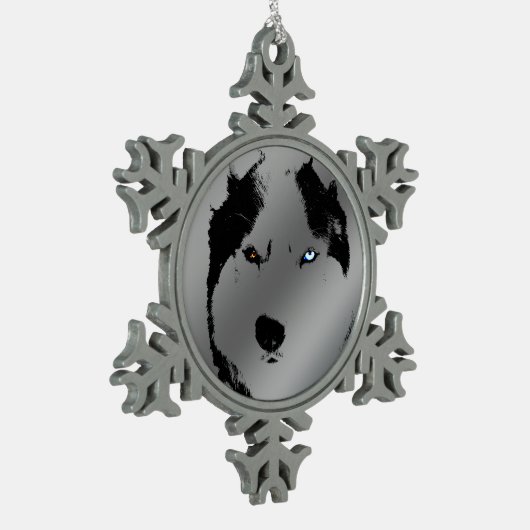 Husky Ornament Siberian Husky Holiday Decoration (Links)