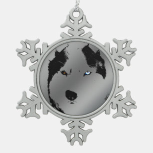 Husky Ornament Siberian Husky Holiday Decoration